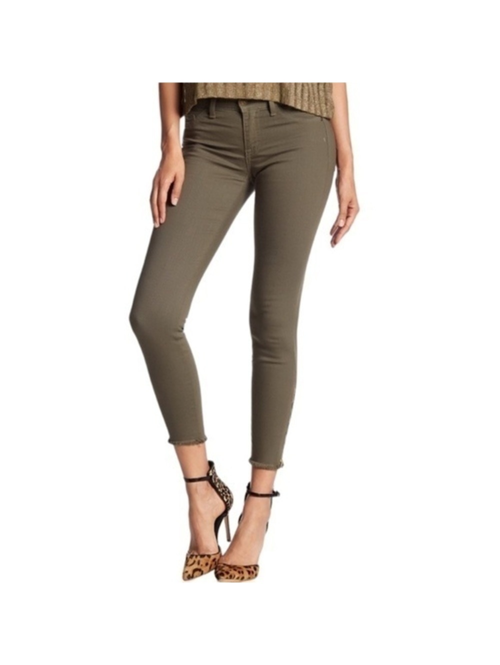 29 Pistola Raw Hem Mid-Rise Skinny Jeans in Eden